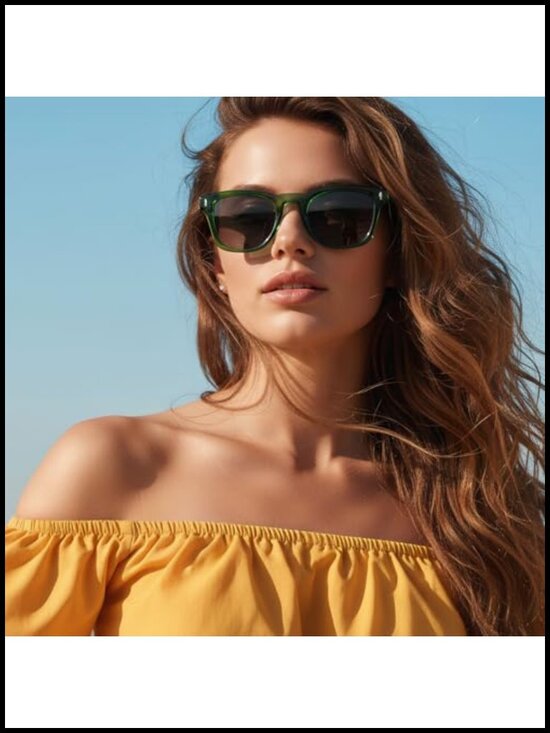 Unisex Retro Square Polarized Sunglasses UV400 Protection Driving Shades main image 4